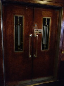Art Deco doors.
