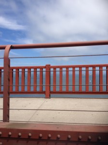 odd view of the GG bridge