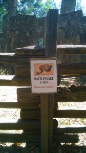 rattlesnake warning